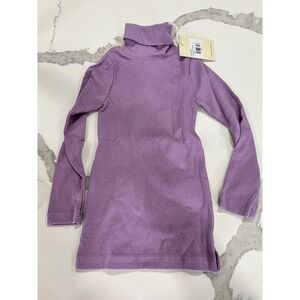 The Sunday Collective Kids Essential Rib‎ Turtleneck Orchid Size 3Y